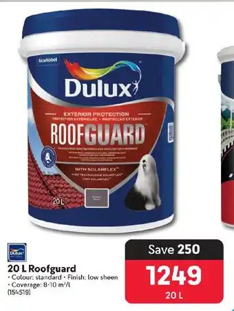 Makro Dulux 20 L Roofguard offer