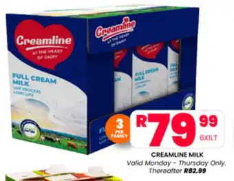 Take 'n Pay CREAMLINE MILK offer