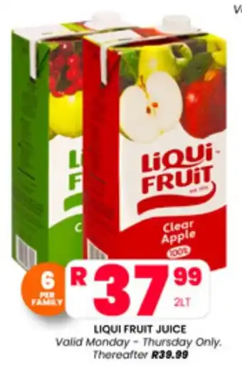 Take 'n Pay LIQUI FRUIT JUICE offer