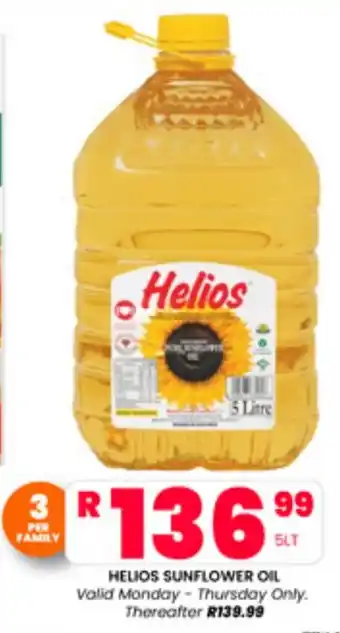 Take 'n Pay HELIOS SUNFLOWER OIL offer