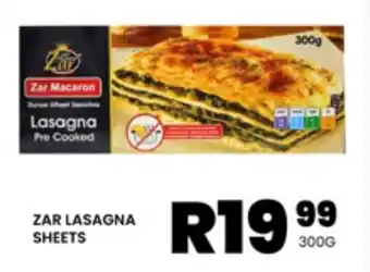 Take 'n Pay ZAR LASAGNA SHEETS offer