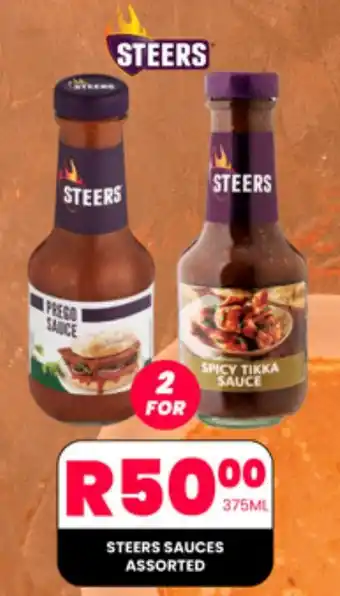 Take 'n Pay STEERS SAUCES ASSORTED offer