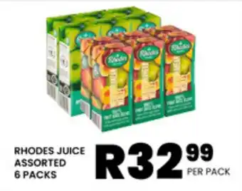 Take 'n Pay RHODES JUICE ASSORTED 6 PACKS offer