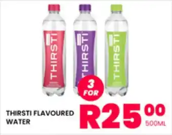 Take 'n Pay THIRSTI FLAVOURED WATER offer