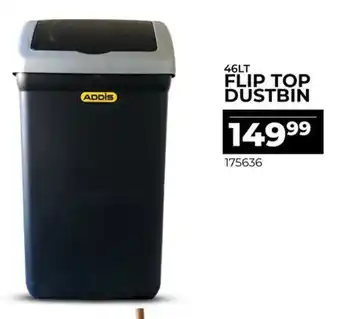 Crazy Plastics ADDIS FLIP TOP DUSTBIN 46LT offer