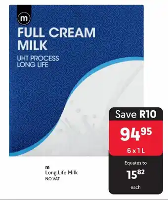 Makro m Long Life Milk offer