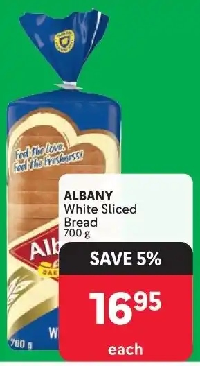 ALBANY White Sliced Bread