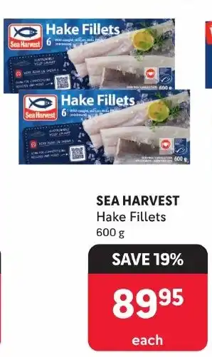 Makro SEA HARVEST Hake Fillets 600g offer