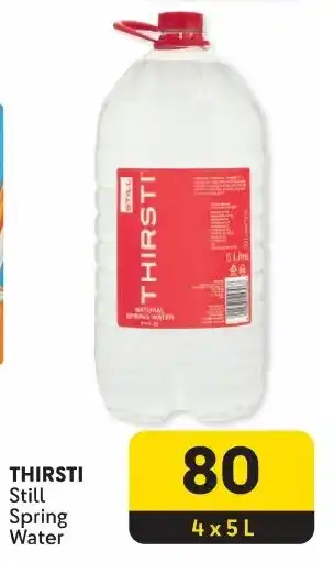 THIRSTI Still Spring Water