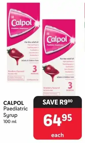 Makro CALPOL Paediatric Syrup 100ml offer