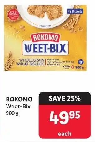 Makro BOKOMO Weet-Bix 900g offer