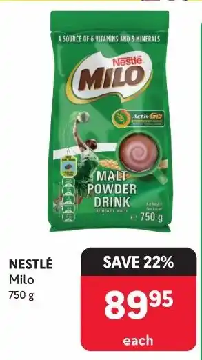 Makro NESTLÉ Milo 750g offer