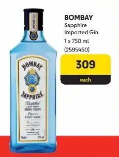 Makro BOMBAY Sapphire Imported Gin offer