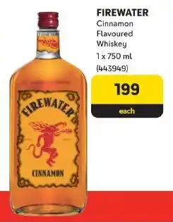 Makro FIREWATER Cinnamon Flavoured Whiskey offer