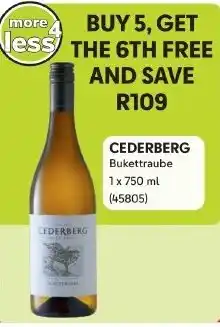 Makro CEDERBERG Bukettraube offer