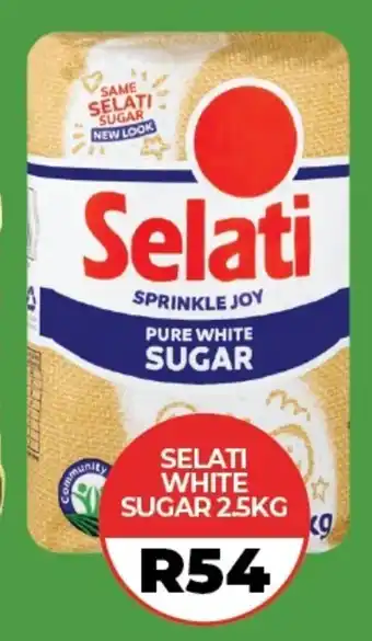 1UP SELATI WHITE SUGAR 2.5KG offer