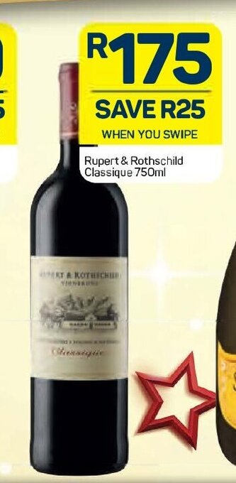 Pick n Pay Liquor Rupert & Rothschild Classique 750ml offer