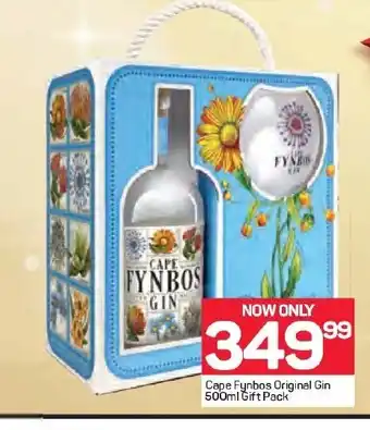 Cape Fynbos Original Gin 500ml Gift Pack