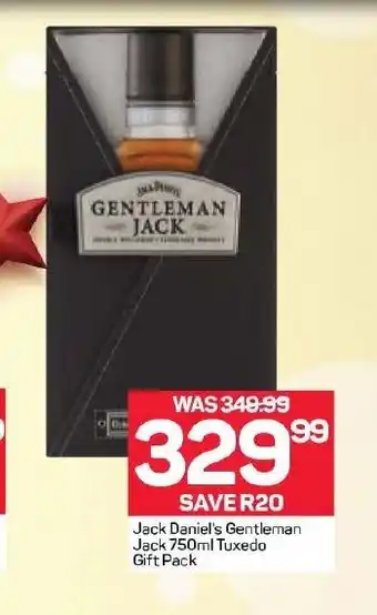 Pick n Pay Liquor Jack Daniel's Gentleman Jack 750ml Tuxedo Gift Pack offer