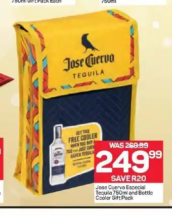 Pick n Pay Liquor Jose Cuervo Especial Tequila 750ml and Bottle Cooler Gift pack offer