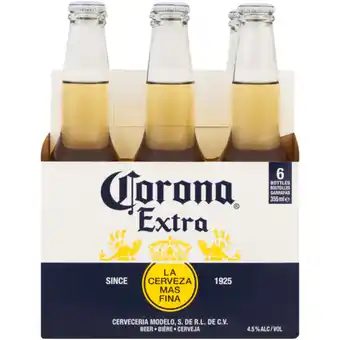 Checkers Liquor Shop Corona Extra Beer Bottles 6 x 355ml offer