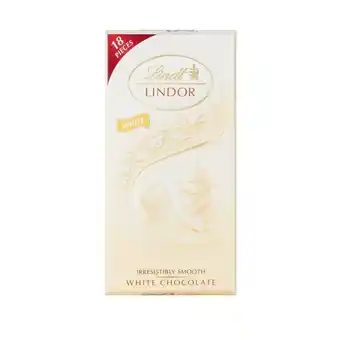 Pick n Pay Liquor Lindt Lindor White Chocolate Soft Filling 100g offer