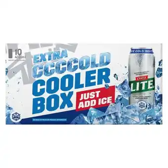 Pick n Pay Liquor Castle Lite Beer Cooler Box Cans 10 x 410ml offer