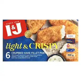 Pick n Pay Liquor I&J Light & Crispy Classic Hake 500g offer