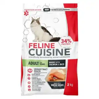 Pick n Pay Liquor Feline Cuisine Adult Salmon & Rice 2kg offer