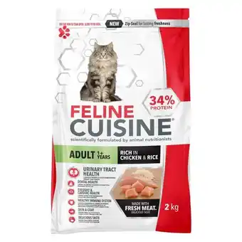 Pick n Pay Liquor Feline Cuisine Adult Chicken & Rice 2kg offer