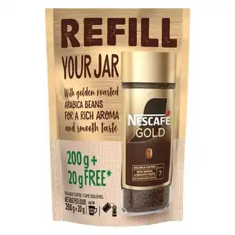 Pick n Pay Liquor Nescafe Gold Rich & Smooth Crafted Instant Coffee Pack 200g offer