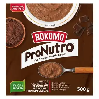 Pick n Pay Liquor Bokomo Pronutro Wheat Free Chocolate Flavoured 500g offer