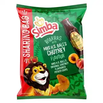 Pick n Pay Liquor Simba Mrs Balls Chutney Flavoured Potato Chips 200g offer