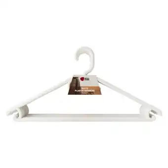 Pick n Pay Liquor Real Home Plastic Hangers White 10 Pack offer