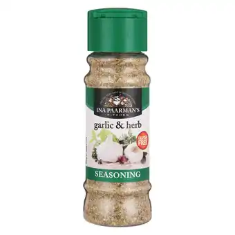 Pick n Pay Liquor Ina Paarman's Herb & Garlic Seasoning 200ml offer