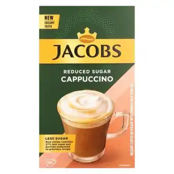 Pick n Pay Liquor Jacobs Cappuccino Reduced Sugar Instant Cappuccino Stick 10 x 11.1g offer