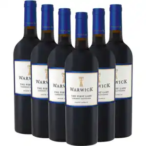Shoprite Liquor Warwick The First Lady Cabernet Sauvignon Red Wine Bottles 6 x 750ml offer