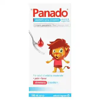 Panado Paediatric Strawberry Syrup 100ml