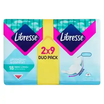 Libresse Maxi Pads Cotton Feel Super Duo 18ea