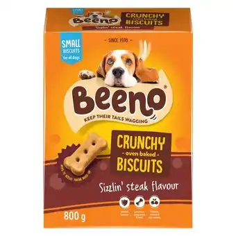 Pick n Pay Liquor Beeno Small Biscuits Steak 800g offer