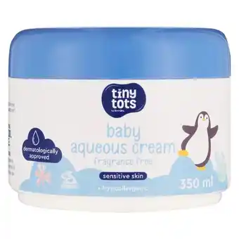 Pick n Pay Liquor PnP Tiny Tots Aqueous Cream Fragrance Free 350ml offer