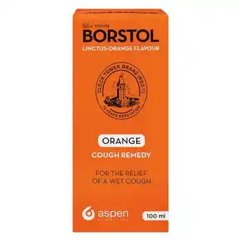 Pick n Pay Liquor Borstol Linctus Orange Flavoured Cough Remedy 100ml offer