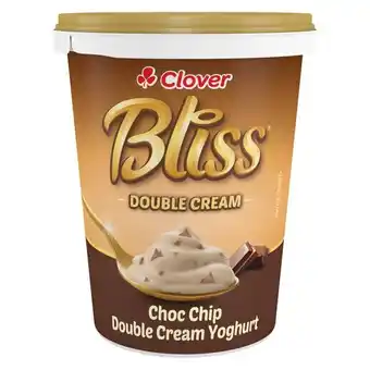 Pick n Pay Liquor Clover Bliss Double Cream Choc Chip Dairy Snack 500g offer