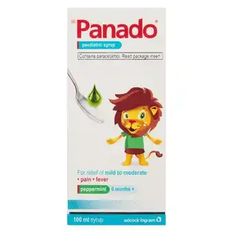 Panado Paediatric Peppermint Syrup 100ml