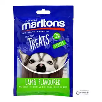 Pick n Pay Liquor Marltons Lamb Flavoured Strips Dog Treats 120g offer