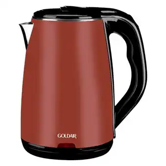 Pick n Pay Liquor Goldair Red Stainless Steel Deluxe Kettle 1.7L offer