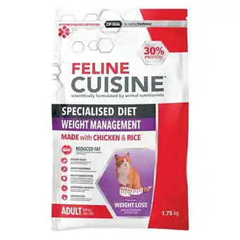 Pick n Pay Liquor Feline Cuisine Dry Cat Weight Management 1.75kg offer