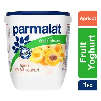 Pick n Pay Liquor Parmalat Medium Fat Apricot Yoghurt 1kg offer