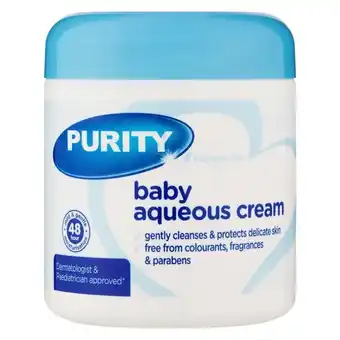 Pick n Pay Liquor Purity Baby Aqueous Cream Fragrance Free 450ml offer