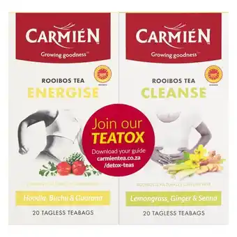 Pick n Pay Liquor Carmien Detox Combo Tea 40 Pack offer